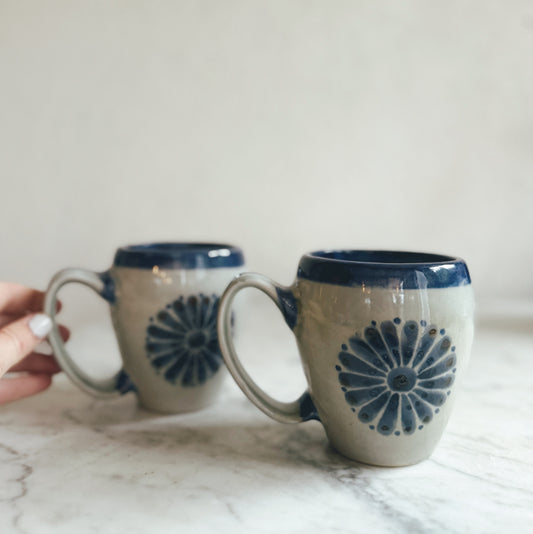 Pair of Hand Painted Mugs