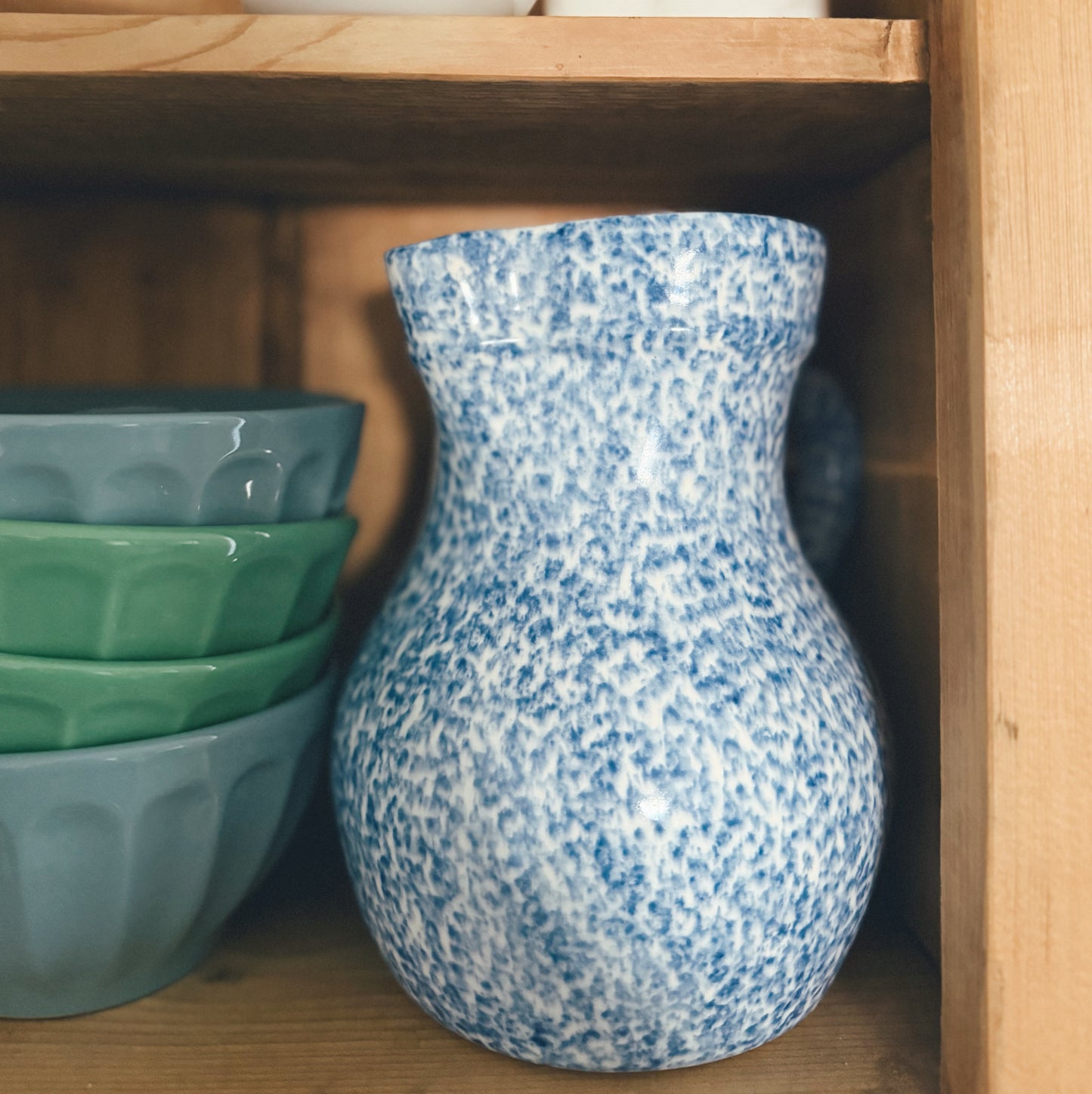 Blue Stipple Spongeware