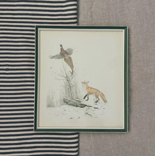 Martin Lottes Fox and Pheasant