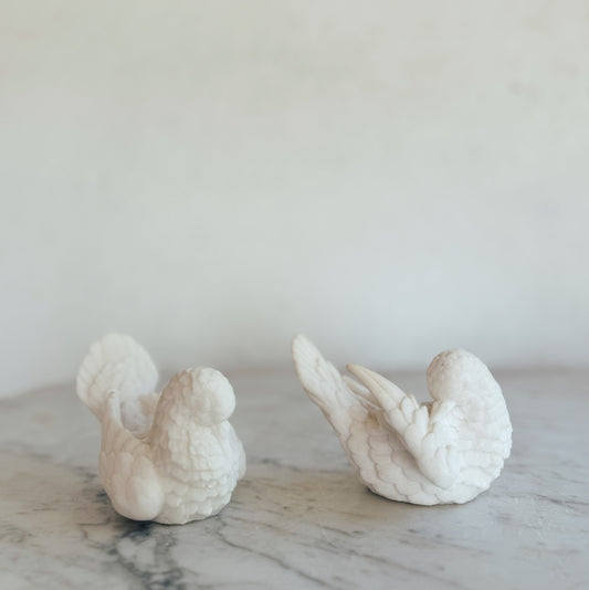 A. Santino Alabaster Doves (Italian)