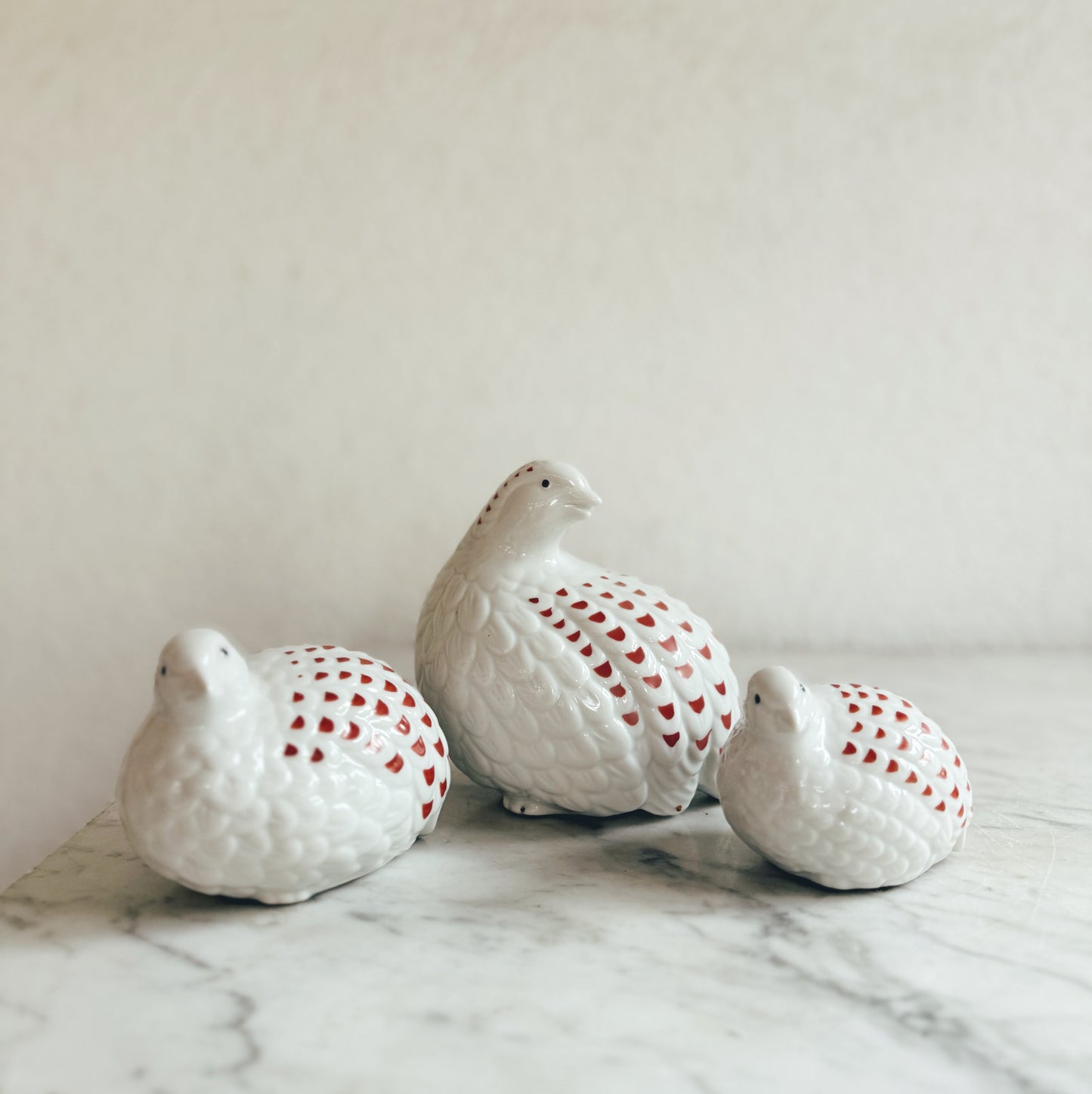 Set of Three Quail
