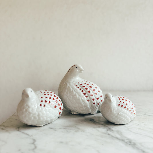 Set of Three Quail
