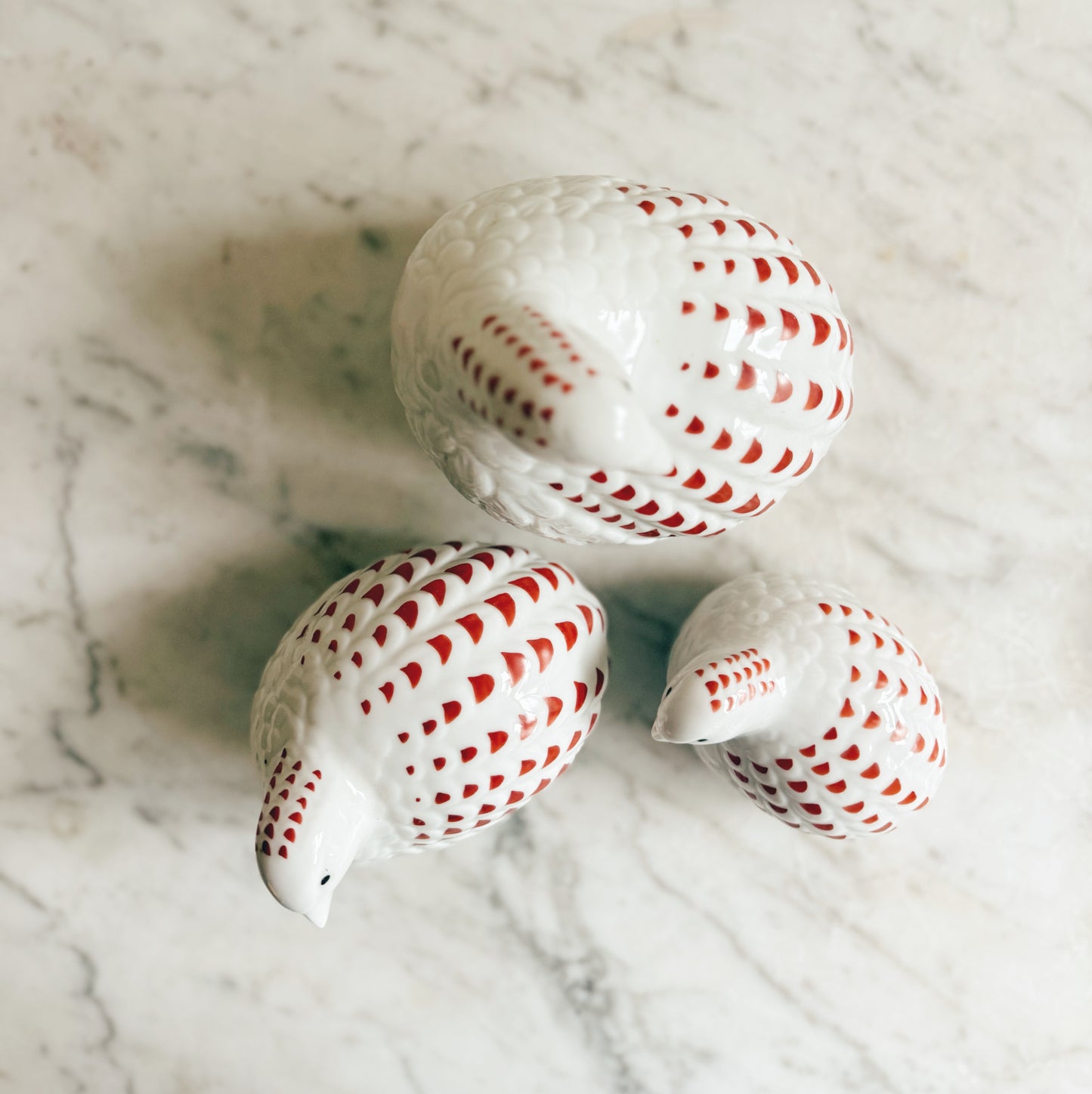 Set of Three Quail