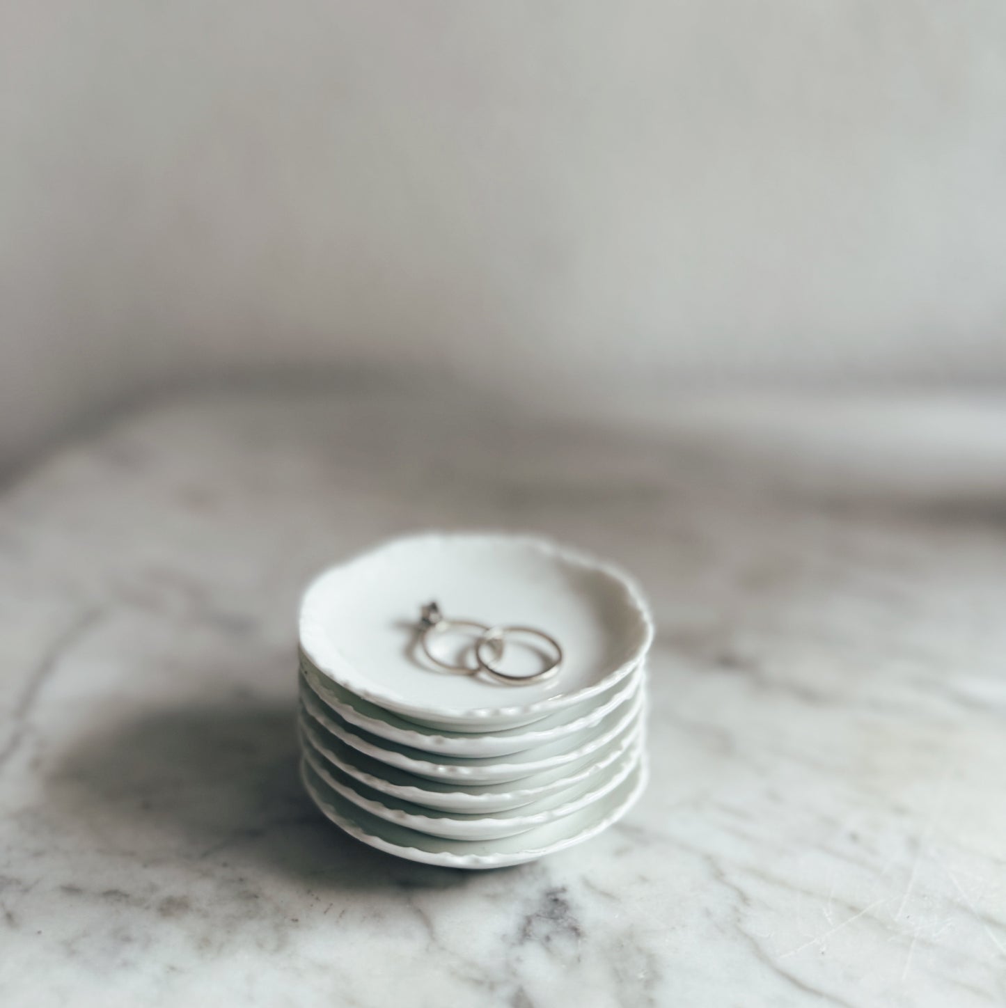 Tiny French Haviland Plates (each sold separately)