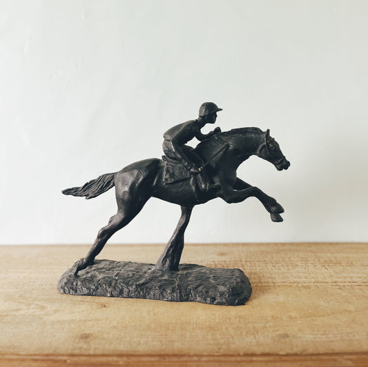 Horse Jockey Sculpture