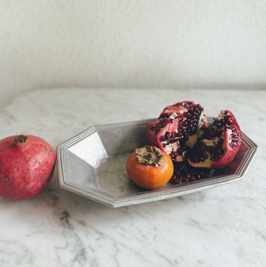 Small Pewter Platter