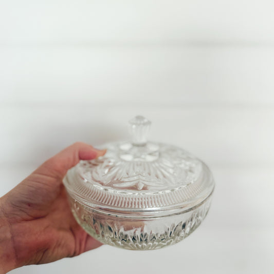 Crystal Lidded Bowl