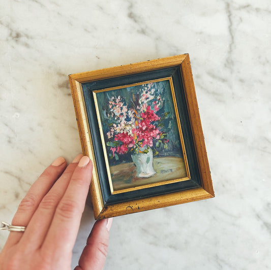 Small Floral Oil Painting