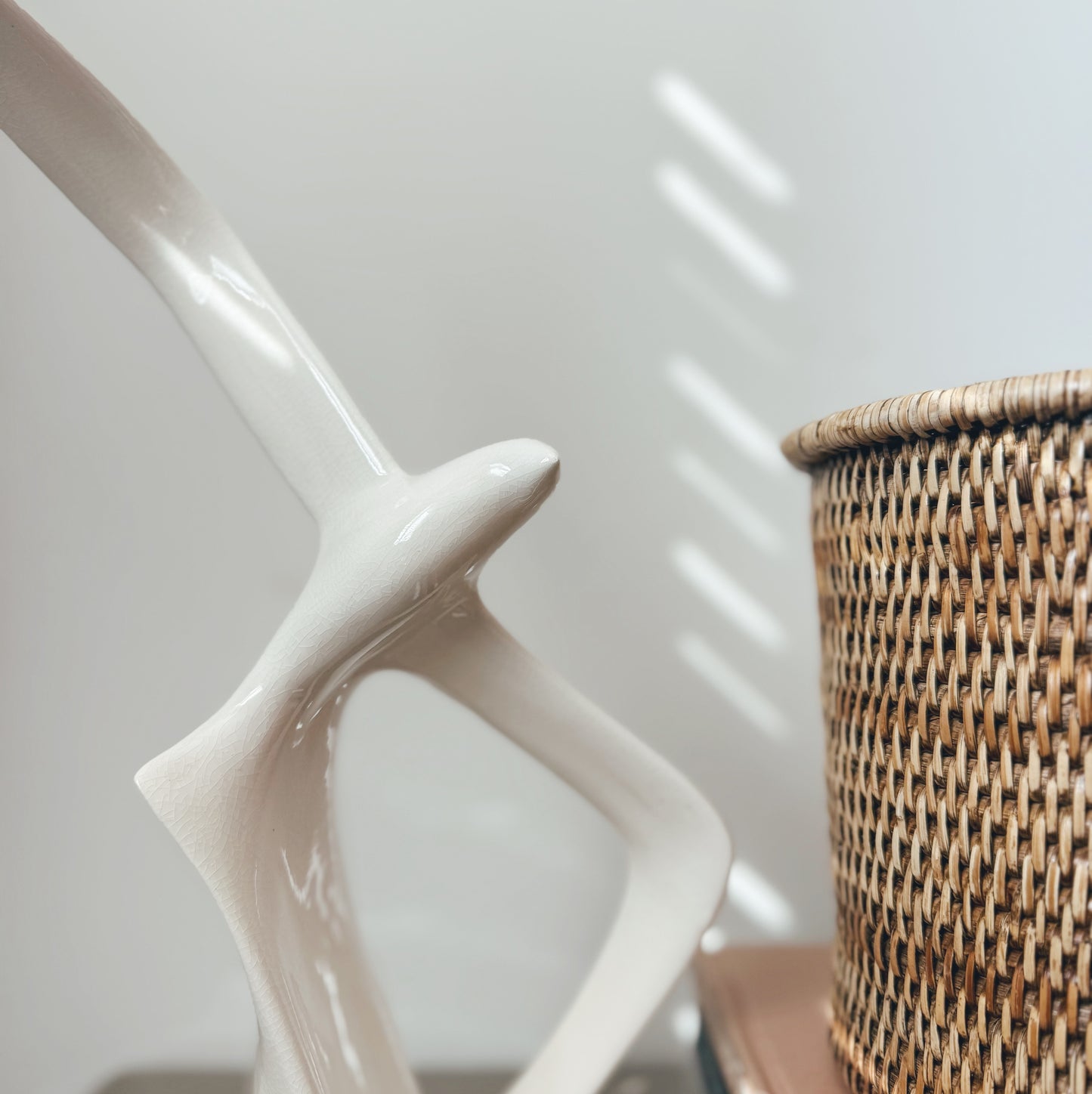 Modern Bird Ceramic Sculpture