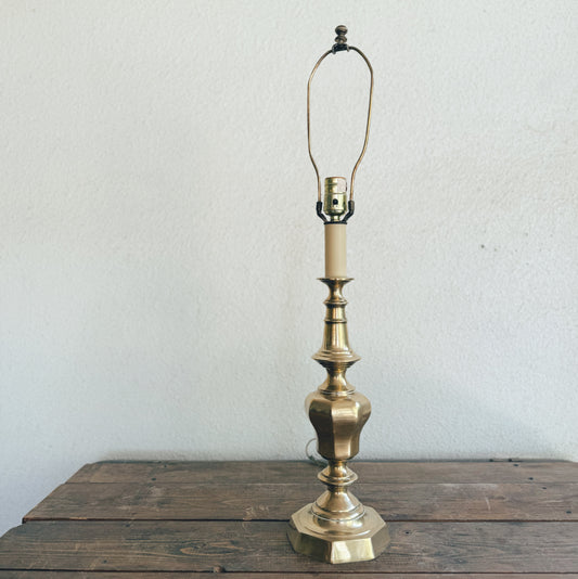 Tall Vintage Brass Lamp Base (local purchase only)