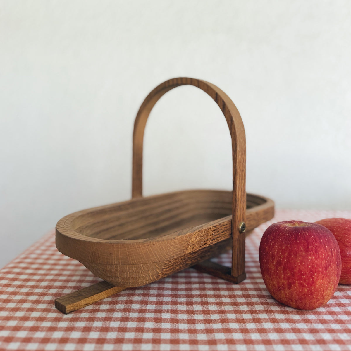 Vintage Collapsable Wooden Basket