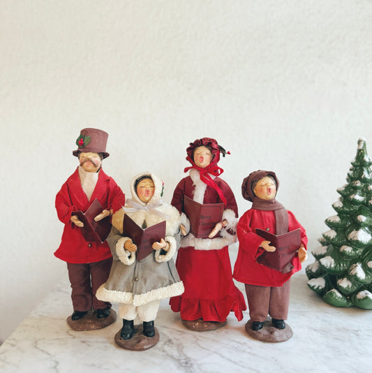 Set of Four Christmas Carolers