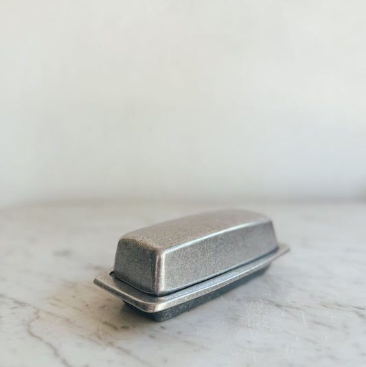 Pewter Butter Dish