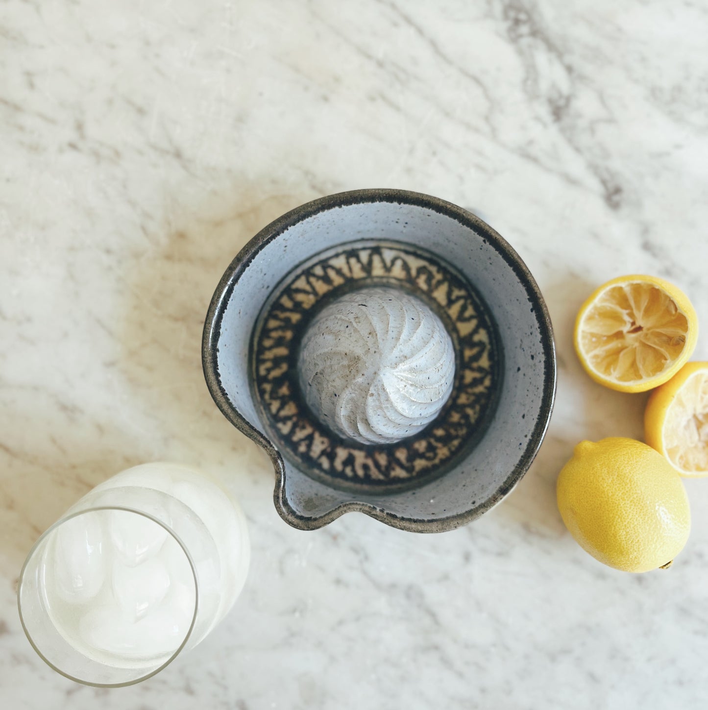 Beautiful Handmade Blue Juicer