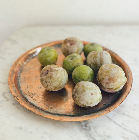 Old Copper Platter With Patina