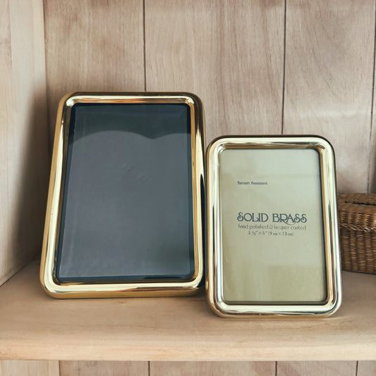Pair of Brass Frames (sold together)
