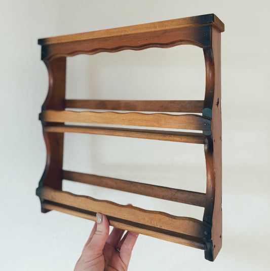 Small Wooden Hanging Shelf
