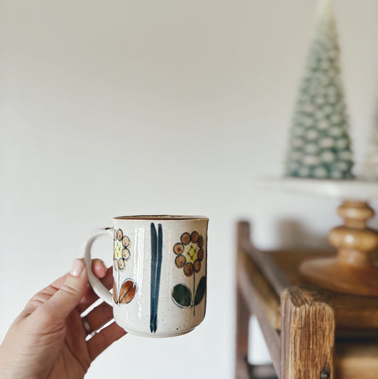 Vintage Floral Mug