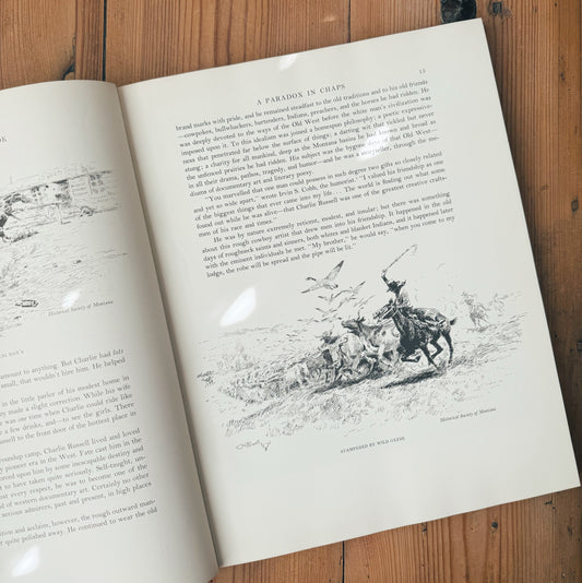 The Charles M Russell Book, Beautiful Hard Back