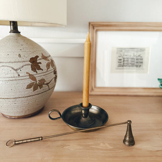 Candle Holder and Snuffer