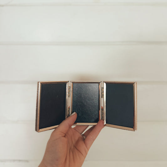 Trifold Brass Frame