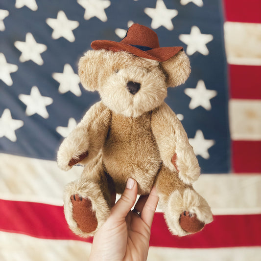 Vintage Cowboy Teddy Bear