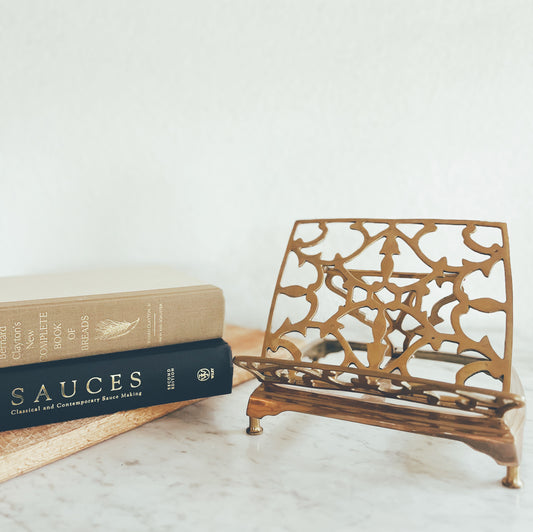Brass Cookbook Holder