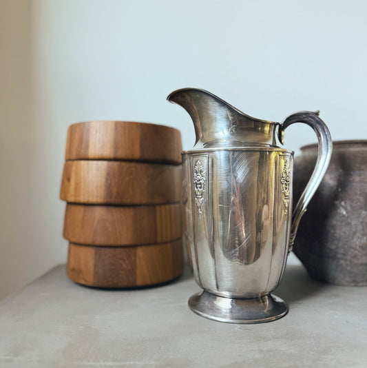 Ambassador Silver Plate Water Pitcher