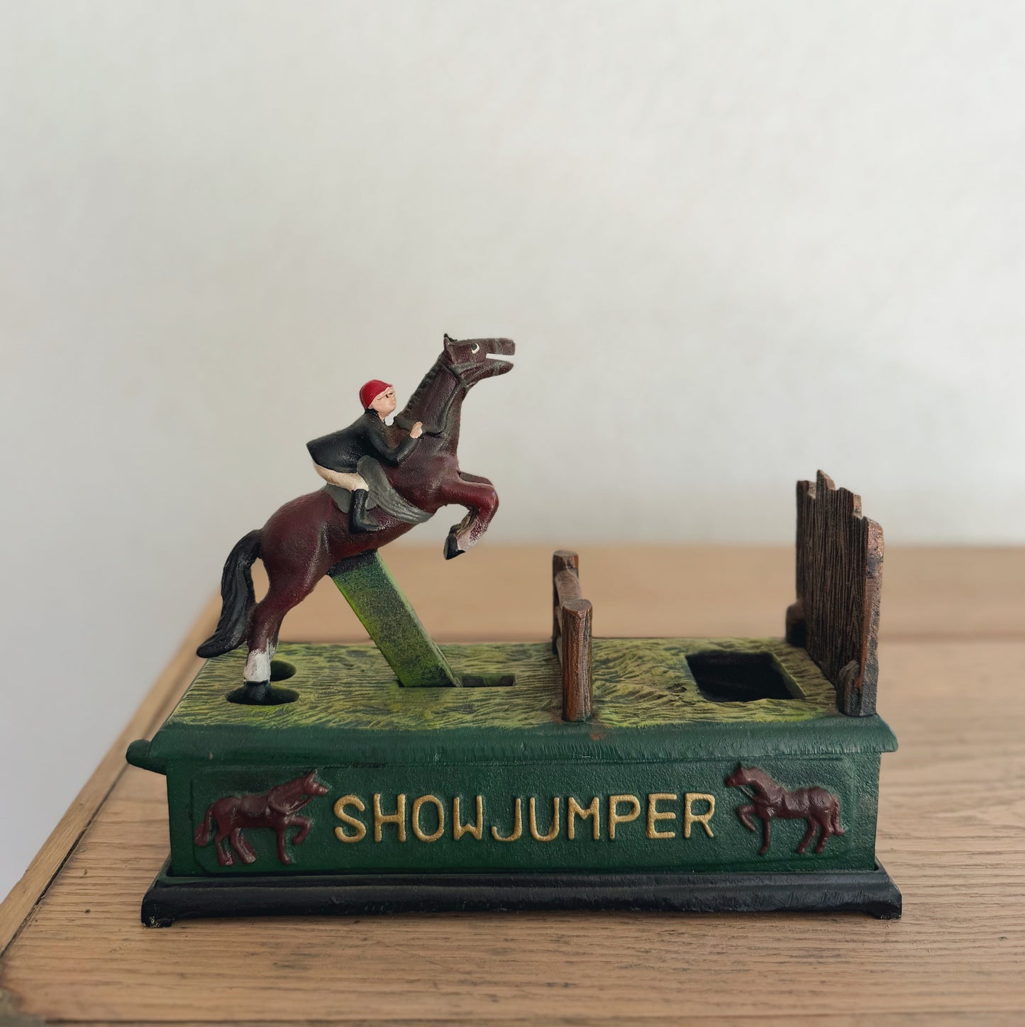 Show Jumper Piggy Bank