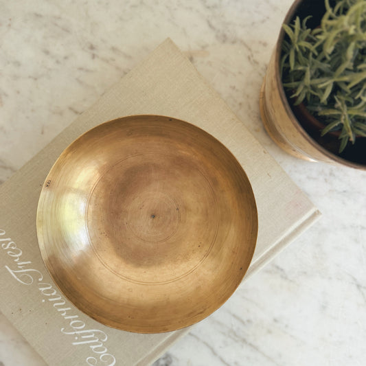 Vintage Brass Bowl