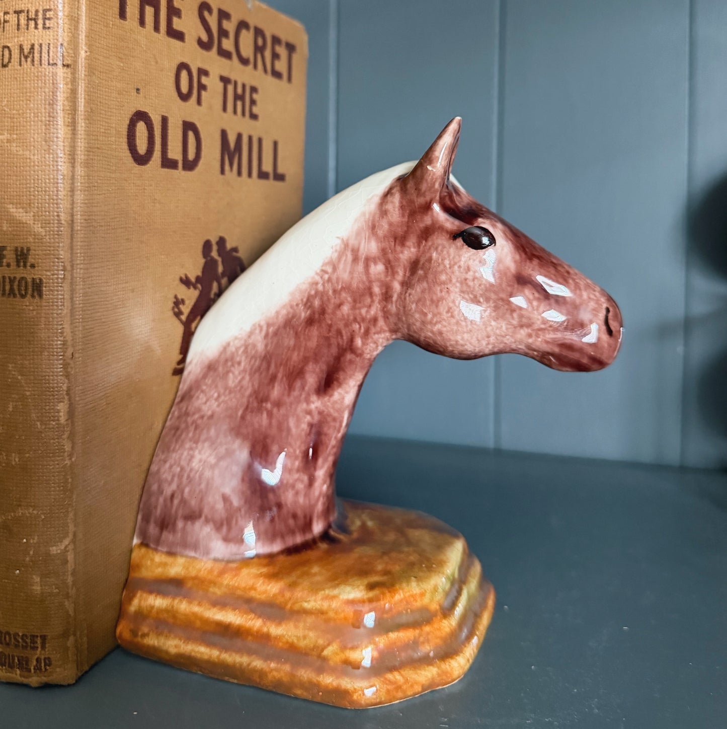 Vintage Horse Bookends