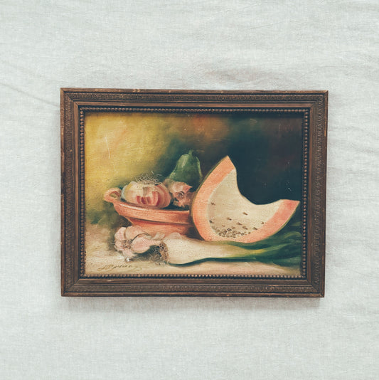 Antique Canvas Still Life