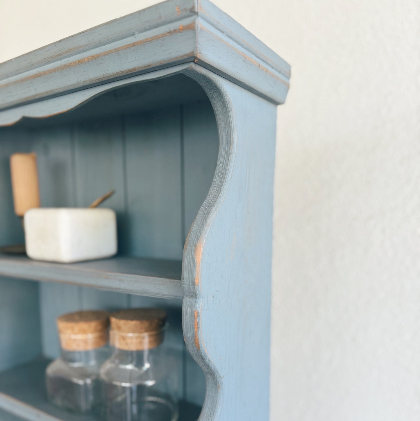 Vintage Blue Wall Shelf (local purchase only)