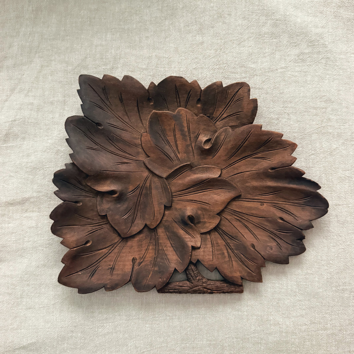 Carved Wooden Tree Made in Poland