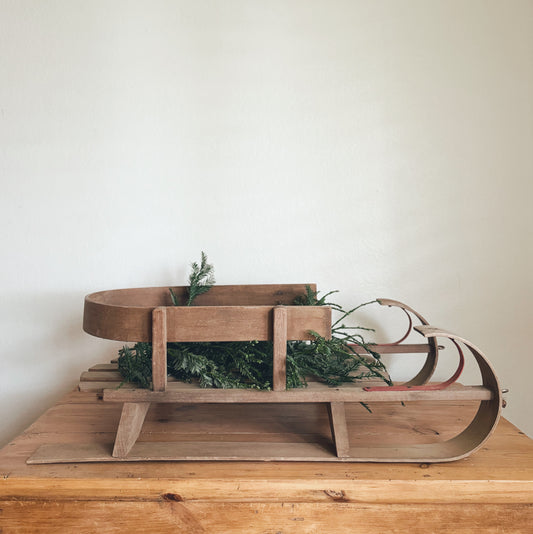 Vintage Wooden Sled (Local Purchase Only)