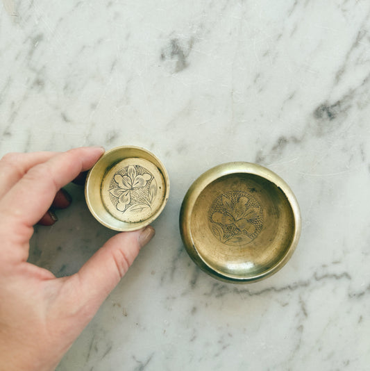 Pair of Mini Brass Ring Catches (sold together)