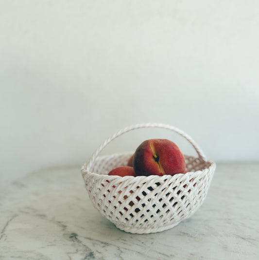 Vintage Ceramic Basket