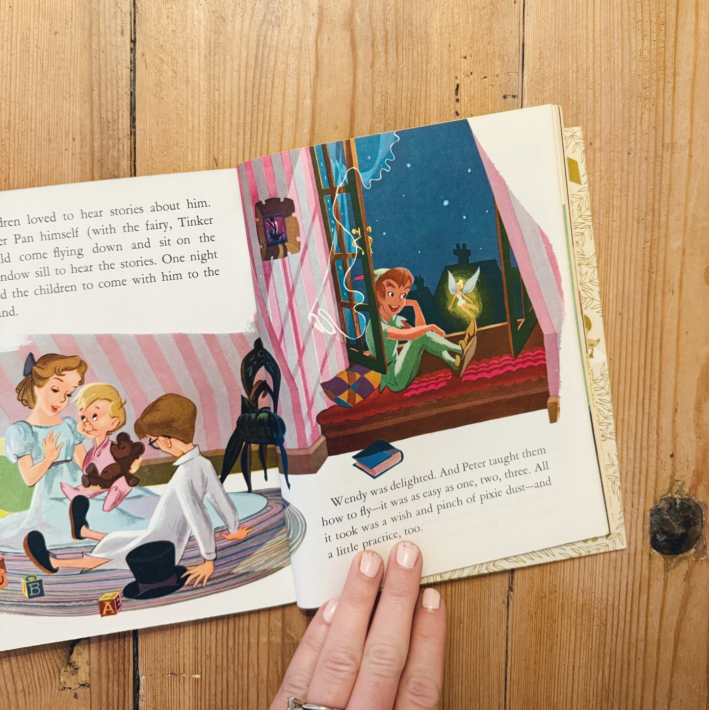 Peter Pan and Wendy, a little golden book