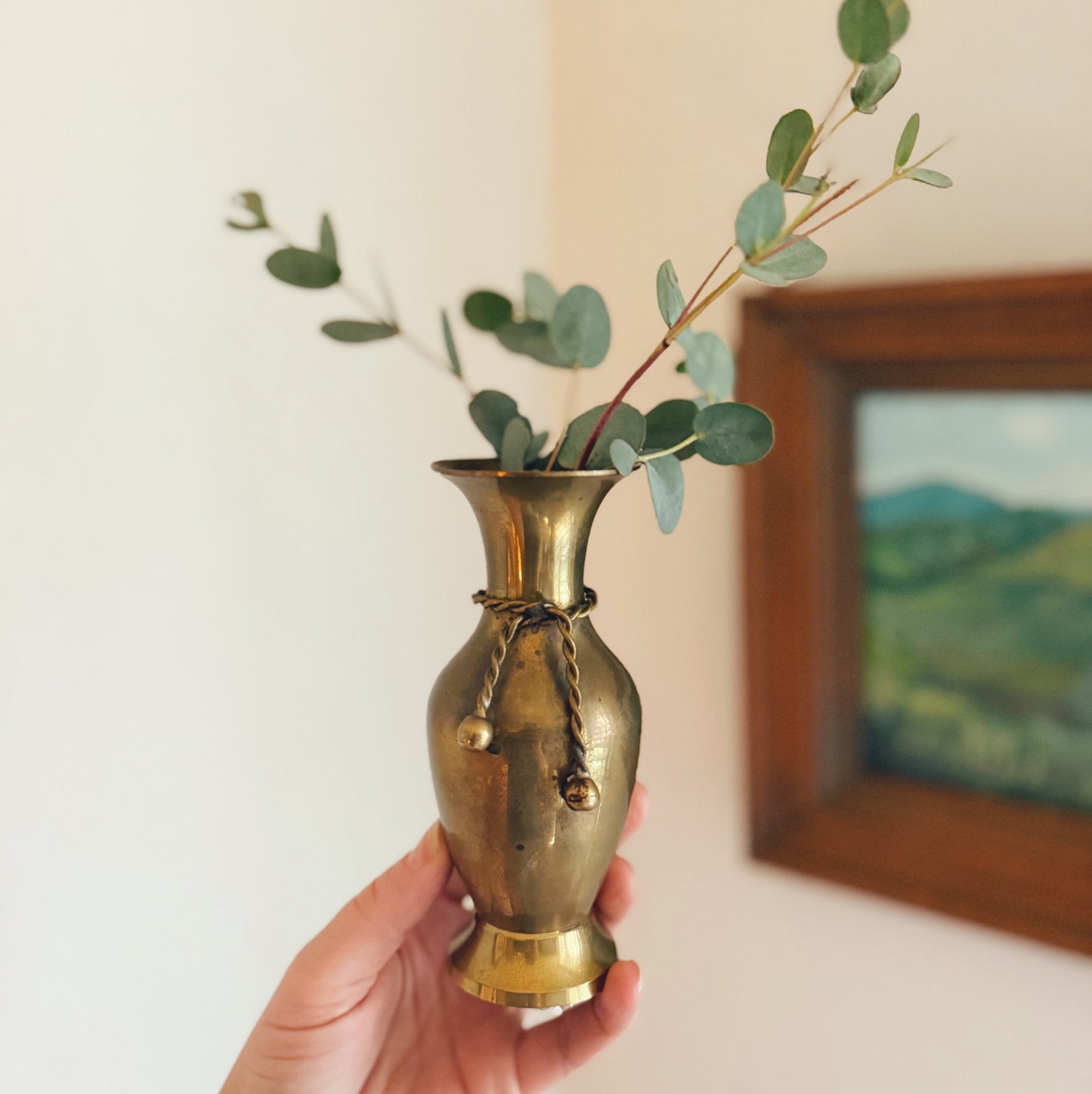 Small Vintage Brass Vase