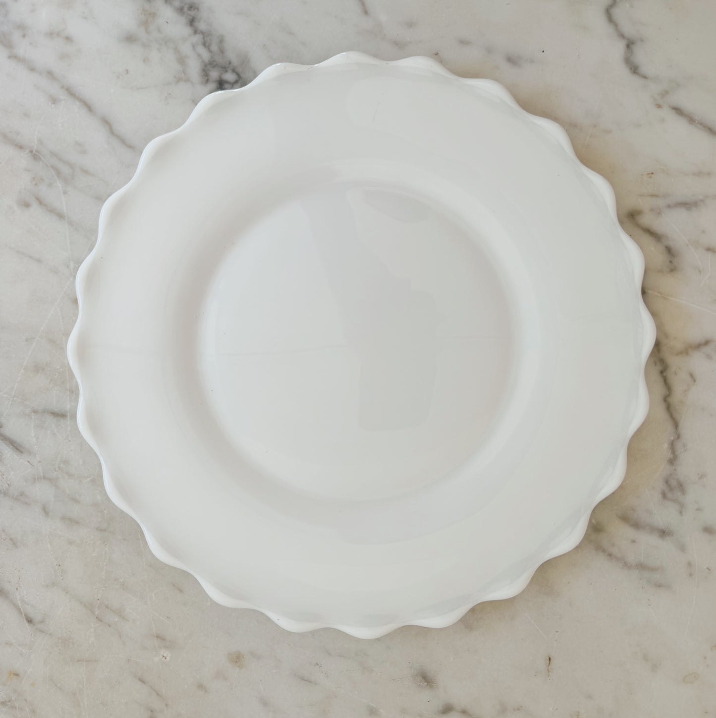 Set of 8 Scalloped Salad Plates (local purchase only, priced as a set)