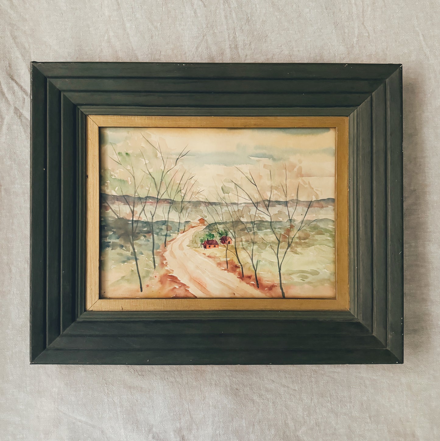 Fall Watercolor Scene (Local Purchase)