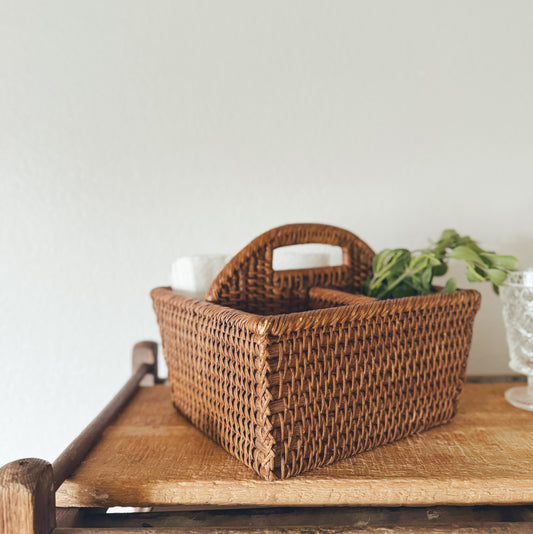 Vintage Basket Caddy