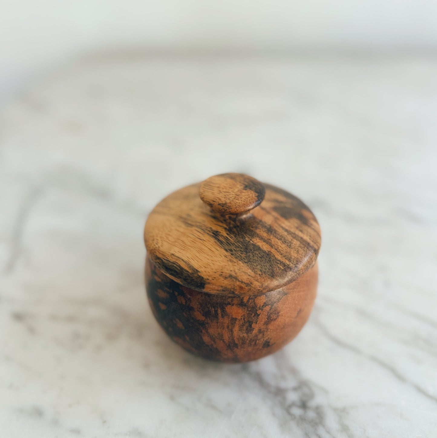 Handcarved Lidded Cellar