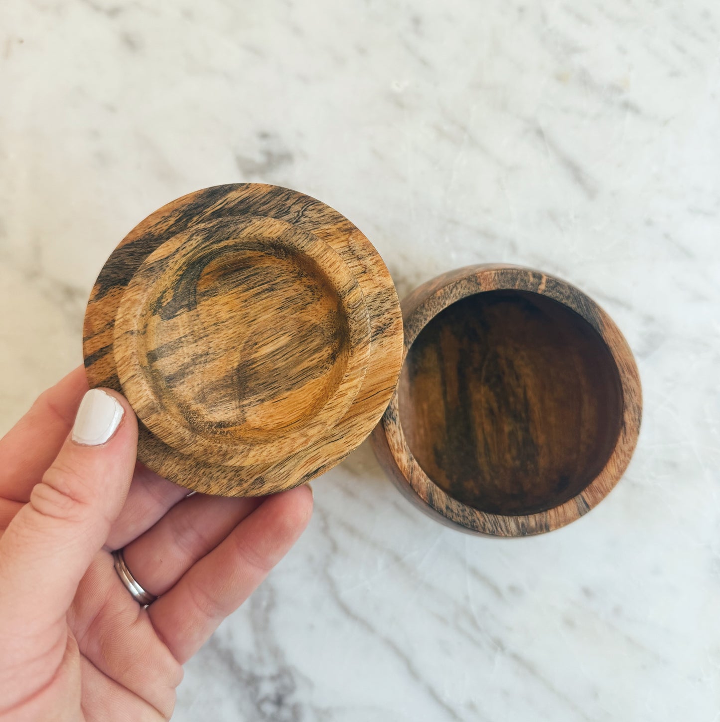 Handcarved Lidded Cellar