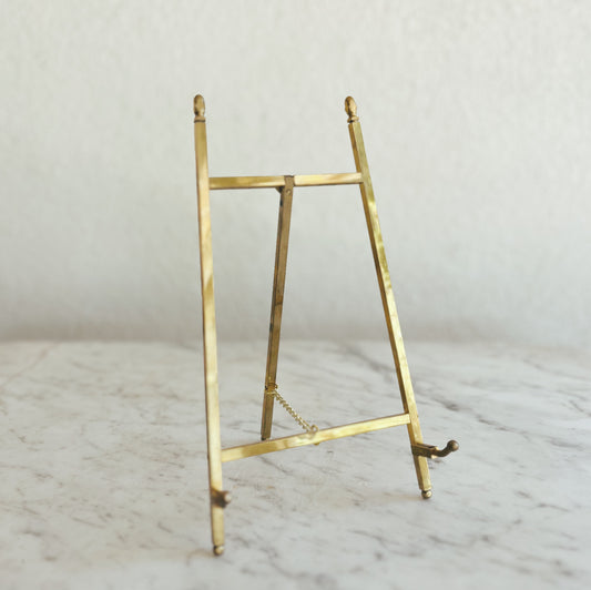Vintage Brass Desktop Easel